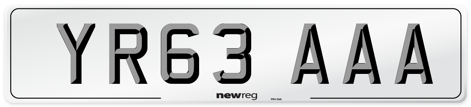 YR63 AAA Number Plate from New Reg
